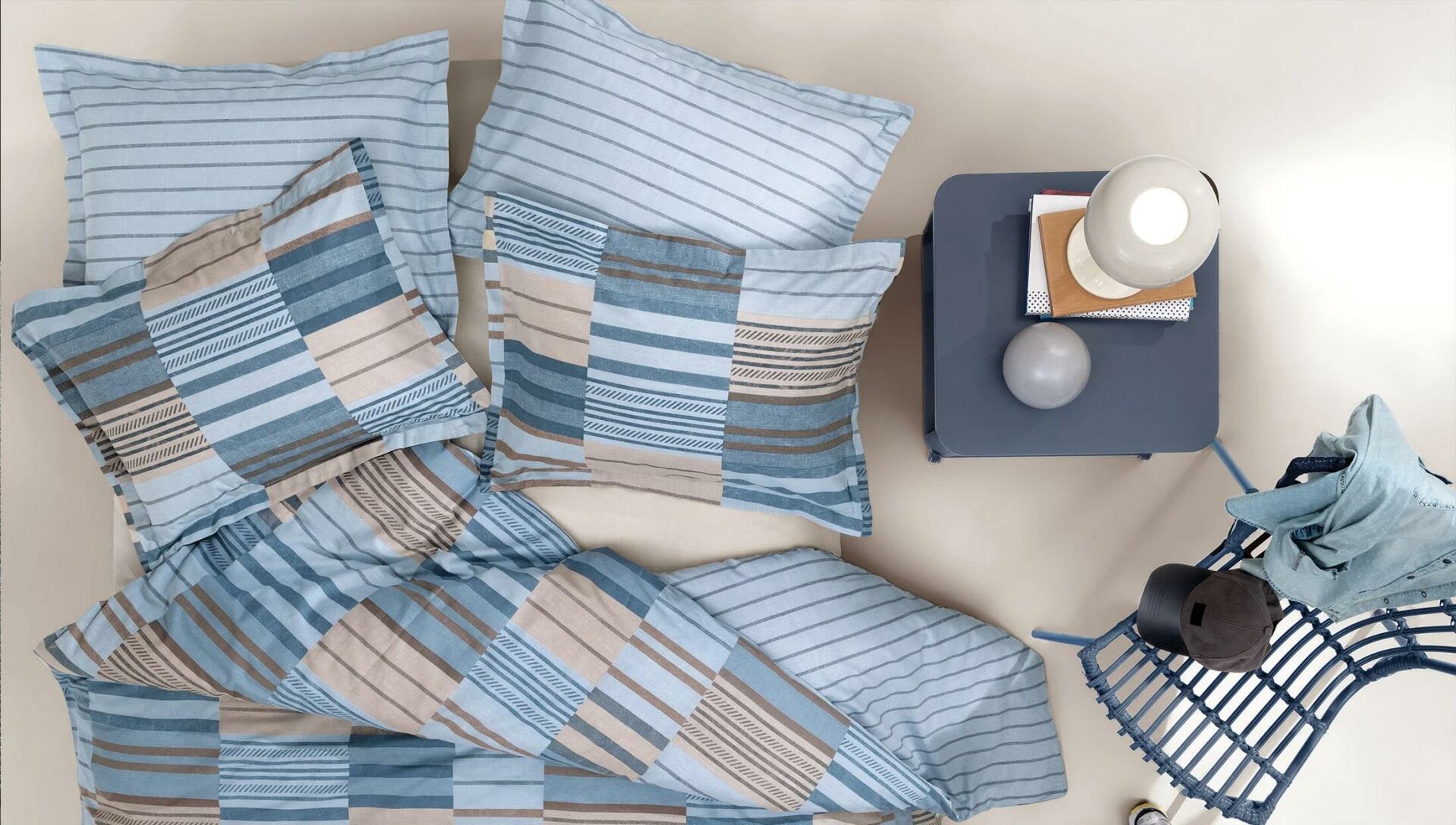 Yataş Bedding Tek Kişilik Avrıl Rnf Nevresim Takımı Mavi