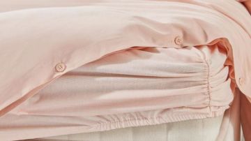 Yataş Bedding Çift Kişilik Plain Rnf Yıkamalı Nevresim Takımı - Blush