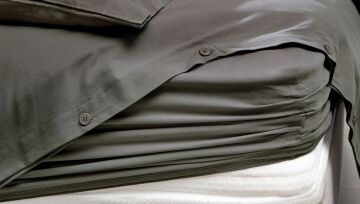 Yataş Bedding Çift Kişilik XL Plain Nevresim Takımı Antrasit