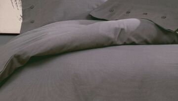 Yataş Bedding Çift Kişilik XL Plain Nevresim Takımı Antrasit