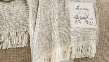 Yataş bedding King Alpaca Şalı Bej