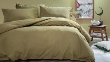 Yataş Bedding Çift Kişilik XL Plain Nevresim Takımı Yeşil