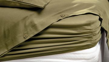 Yataş Bedding Çift Kişilik XL Plain Nevresim Takımı Yeşil