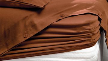 Yataş Bedding Çift Kişilik Plain Nevresim Takımı Kiremit