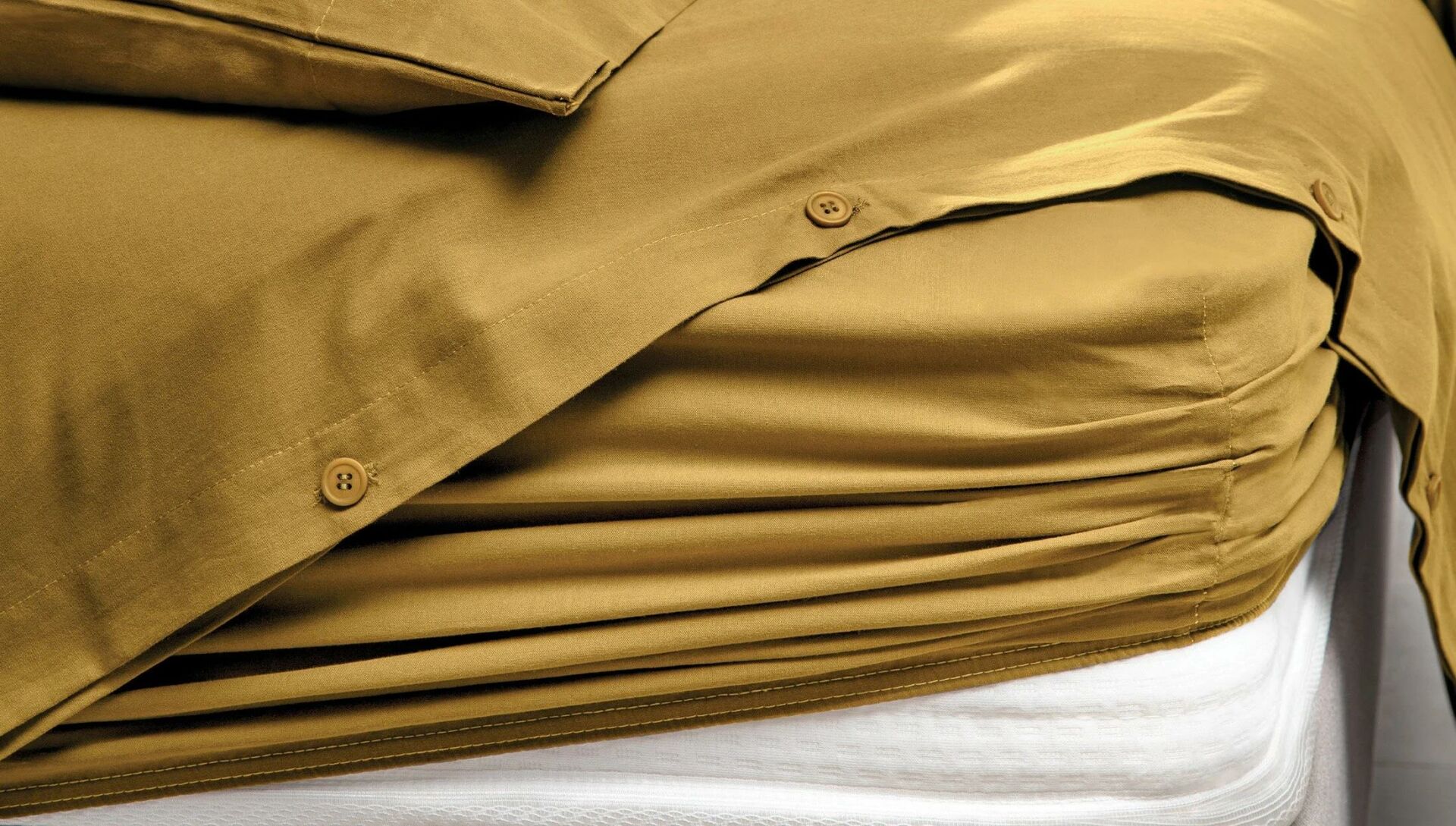 Yataş Bedding Tek Kişilik Plain Nevresim Takımı Safran