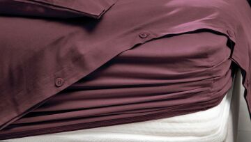 Yataş Bedding TeK Kişilik Plain Nevresim Takımı Mürdüm