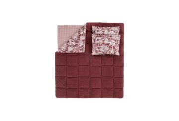 Yataş Bedding Çift Kişilik Pino Triola Set - Kırmızı