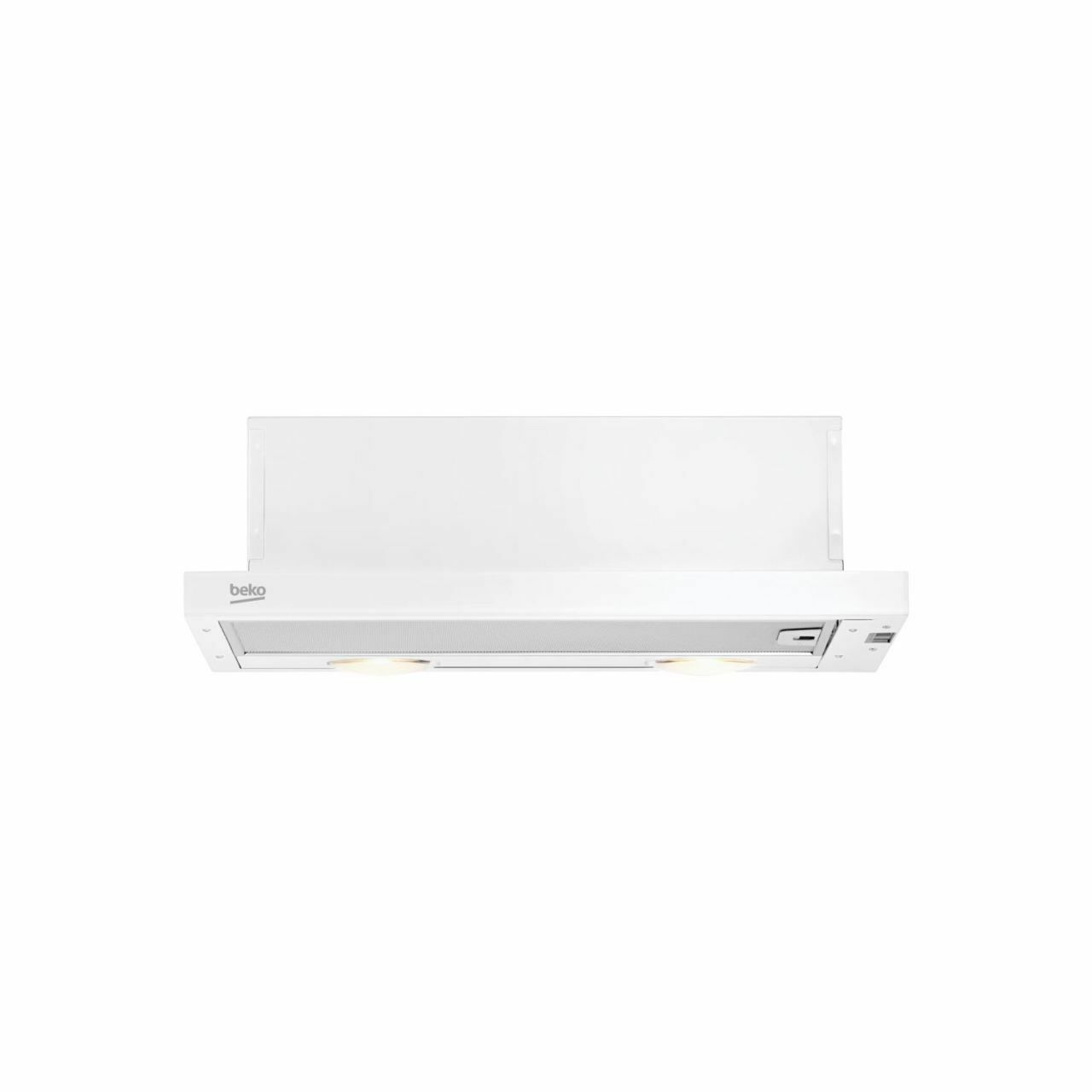 Beko P 40 B Aspiratör Beyaz Cam Dekorlu