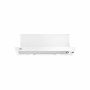 Beko P 40 B Aspiratör Beyaz Cam Dekorlu