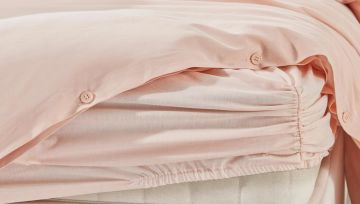 Yataş Bedding Tek Kişilik Plain Nevresim Takımı Blush