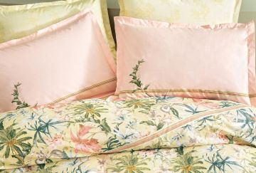 Yataş Bedding Çift Kişilik XL Freya Rnf Nevresim Takımı - Adaçayı