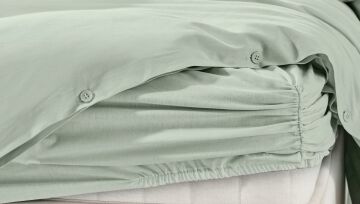 Yataş Bedding Çift Kişilik XL Plain Nevresim Takımı Adaçayı