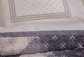 Yataş Bedding Çift Kişilik XL Noa Rnf Nevresim Takımı - Mavi