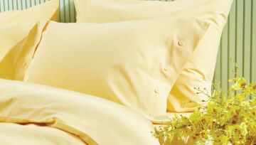 Yataş Bedding Çift Kişilik Xl Plain Nevresim Takımı Sarı