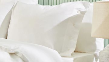 Yataş Bedding Çift Kişilik XL Plain Nevresim Takımı Optik Beyaz