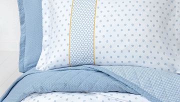 Yataş Bedding Çift Kişilik Gilber Pikeli Yatak Örtüsü Takımı İndigo