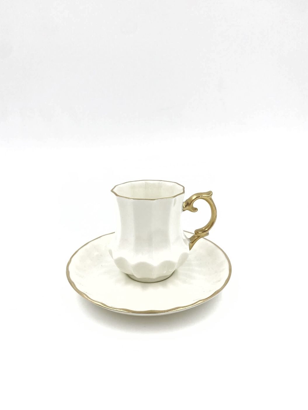 Biev Glamour London Kahve Seti Kobalt Altın 6Lı