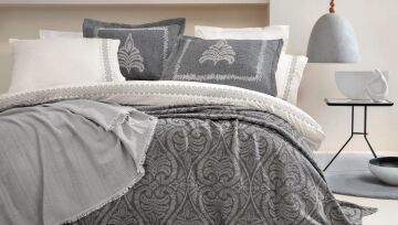 Yataş Bedding Çift Kişilik 8 Parça Fall Winter Seti Elsa - Antrasit