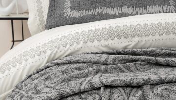 Yataş Bedding Çift Kişilik 8 Parça Fall Winter Seti Elsa - Antrasit