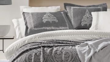Yataş Bedding Çift Kişilik 8 Parça Fall Winter Seti Elsa - Antrasit