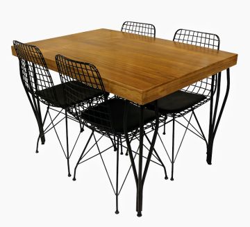 Biev Yemek Masası Takımı 80x120cm