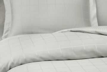 Yataş Bedding Çif Kişilik Xl Destra Nevresim Takımı Gri