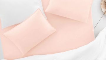 Yataş Bedding 150x200x35 Çift Kişilik Lupa Soft Lastikli Çarşaf - Pudra