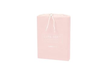 160x200x35 Çift Kişilik Lupa Soft Lastikli Çarşaf - Pudra