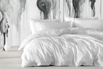 Yataş Bedding Tek Kişilik Destra Nevresim Takımı Beyaz