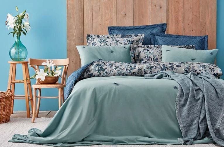Yataş Bedding Trina - Nil Yeşili Fall Winter 8 Parça Set