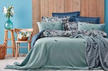 Yataş Bedding Trina - Nil Yeşili Fall Winter 8 Parça Set