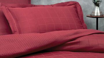 Yataş Bedding Çift Kişilik XL Destra Nevresim Takımı Kırmızı