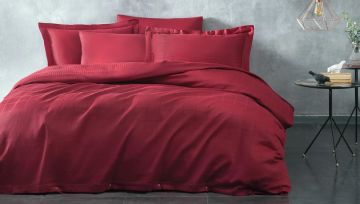 Yataş Bedding Tek Kişilik Destra Nevresim Takımı Kırmızı