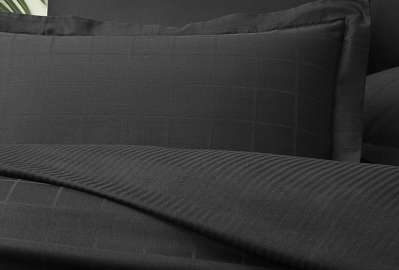 Yataş Bedding Tek Kişilik XL Destrav Nevresim Takımı Siyah