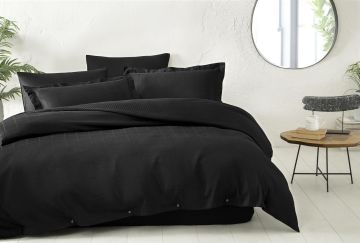 Yataş Bedding Çift Kişilik Destra Nevresim Takımı Siyah