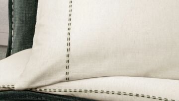 Yataş Bedding Çift Kişilik XL King Keten Nevresim Takımı Haki