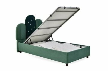 Yataş 100x200 Somni Baza - Cactüs Başlık Set - 23201 Açık Yeşil - 23202 Koyu Yeşil