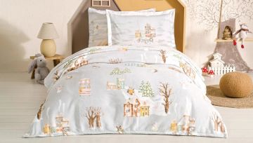 Yataş Bedding Tek Kişilik Wellsoft Battaniyeli Lastikli Çarşaf Seti - Morgan