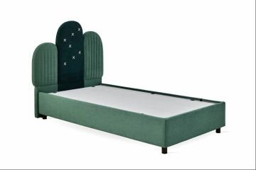 Yataş 120x200 Somni Baza - Cactüs Başlık Set - 23201 Açık Yeşil - 23202 Koyu Yeşil