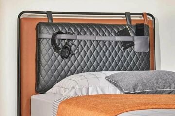 Yataş 100x200 Lisbon Baza - Volvin Başlık Set - 22802 Gri (Volvin Ayak)