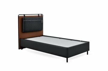 Yataş 100x200 Lisbon Baza - Volvin Başlık Set - 22802 Gri (Volvin Ayak)