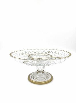 Biev Gala Ayaklı Bölmeli Sunum Altın