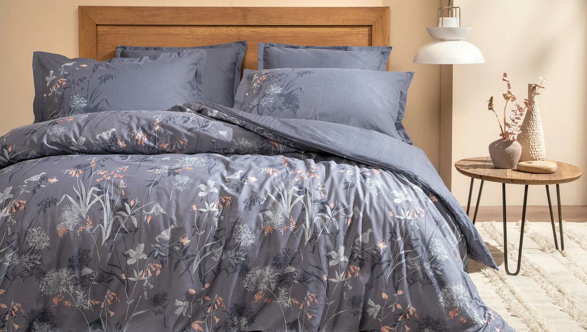 Yataş Bedding Çift Kişilik Tilla Rnf Nevresim Takımı İndigo