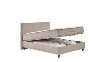 Yataş Bedding 090x190 Supreme Sleep Yatak - Baza - Başlık Set - 21101 Bej