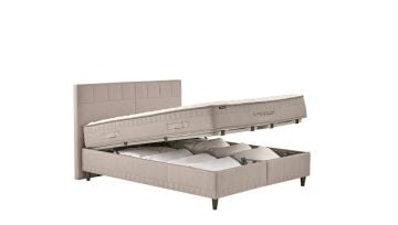 Yataş Bedding 100x200 Supreme Sleep Yatak - Baza - Başlık Set - 21101 Bej