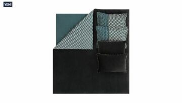 Yataş Bedding Çift Kişilik Bronte Kadife Saten Nevresim Takımı - Siyah