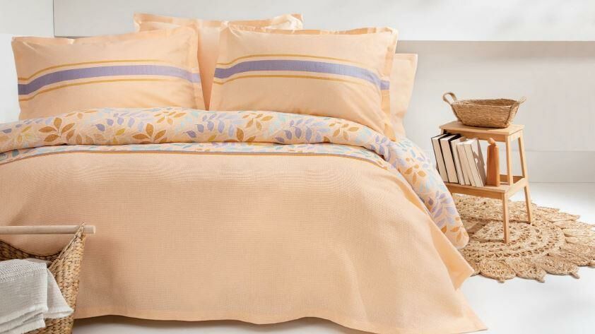Yataş Bedding Tek Kişilik Ellen Pike Takımı - Somon