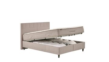 Yataş Bedding 140x190 Supreme Sleep Yatak - Baza - Başlık Set - 21101 Bej