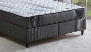 Yataş Bedding 120x200 Wool Sense Yatak - Baza - Başlık Set - 21608 Koyu Gri