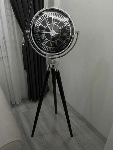 Biev Ayaklı Çernobil Saat Siyah 150cm/Nrd225